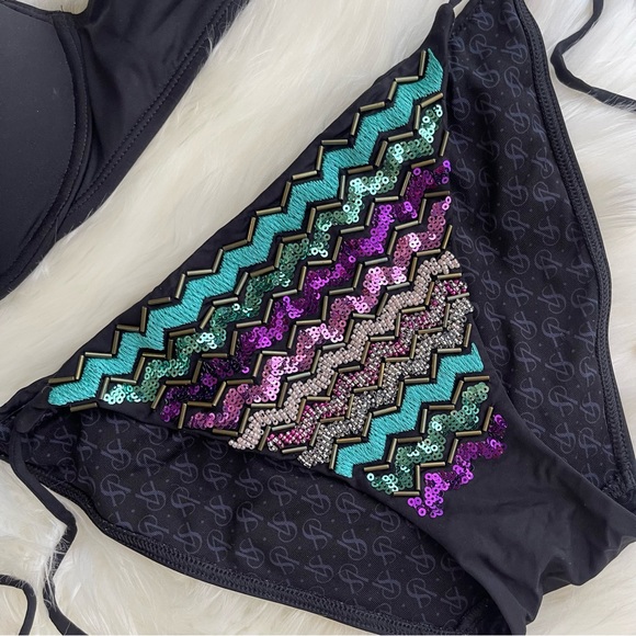 36C Vs Victoria’s Secret Jeweled Bombshell / Miraculous Adds-2Cups Bikini Swim - Picture 15 of 17